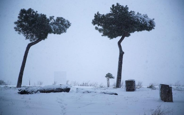 europ snowfall cold