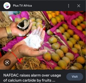 ক্যালসিয়াম কার্বাইড দিয়ে ফল পাকানো